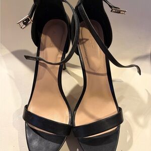 Aldo Black Strappy Heels